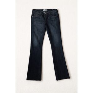 Jolt Dark Wash Low Rise Bootcut Jeans Juniors Size 7 Y2K 32” Inseam